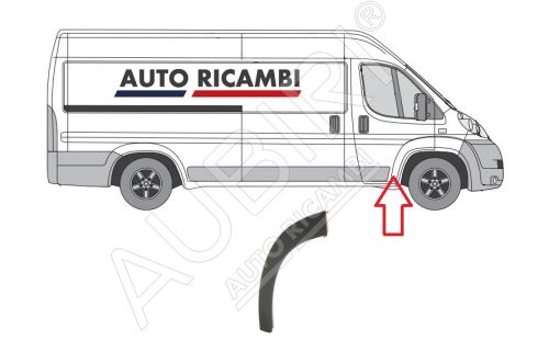 Ochranná lišta Fiat Ducato od 2006 pravá, lem dveří