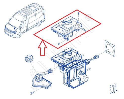 Nádobka brzdové kapaliny Renault Master IV od 2024 pro ABS čerpadlo