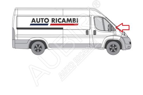 Ochranná lišta Fiat Ducato 2006-2014 pravá A-sloupek