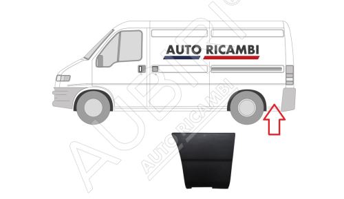 Ochranná lišta Fiat Ducato 2002-2006 levá, za zadní kolo