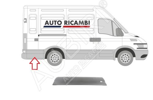 Ochranná lišta Iveco Daily 2000-2014 pravá, za zadním kolem