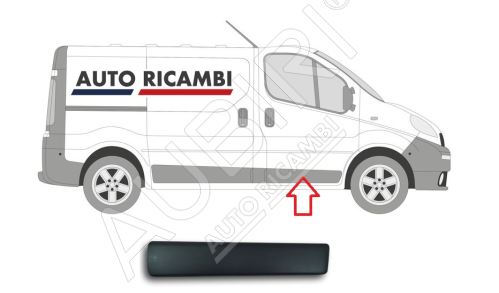 Ochranná lišta Renault Trafic od 2001 pravá, přední dveře