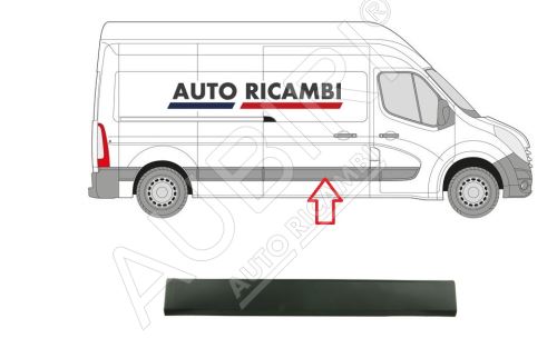 Ochranná lišta Renault Master od 2010 pravá, posuvné dveře 1465 mm