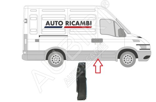 Ochranná lišta Iveco Daily 2000-2006 pravá, za přední dveře