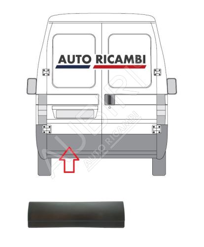 Ochranná lišta Fiat Ducato 2002-2006 zadní, levé dveře