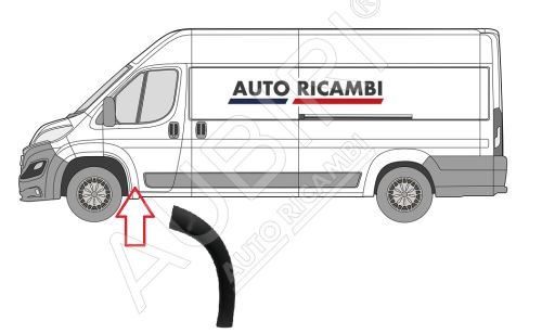 Ochranná lišta Fiat Ducato od 2014 levá, přední dveře