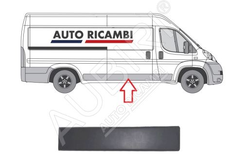 Ochranná lišta Fiat Ducato od 2006 pravá, posuvné dveře 124cm