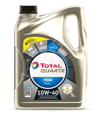 Olej motorový Total Quartz 7000 DIESEL 10W40 5L