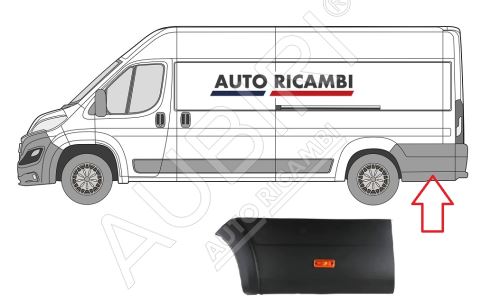 Ochranná lišta Fiat Ducato od 2014 levá, za zadní kolo