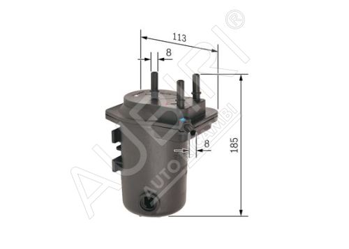 Palivový filtr Renault Kangoo 1998-2008 1,5 dCi, s otvorem pro snímač