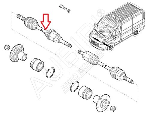 Poloos Fiat Ducato 2018-2021 2,3D pravá, automatická převodovka