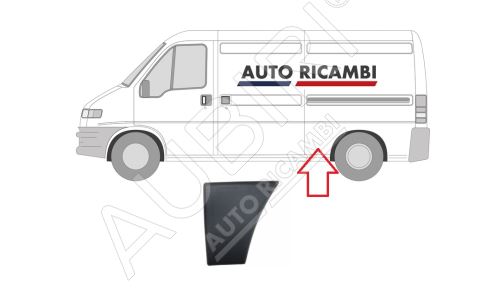 Ochranná lišta Fiat Ducato 2002-2006 levá, před zadní kolo