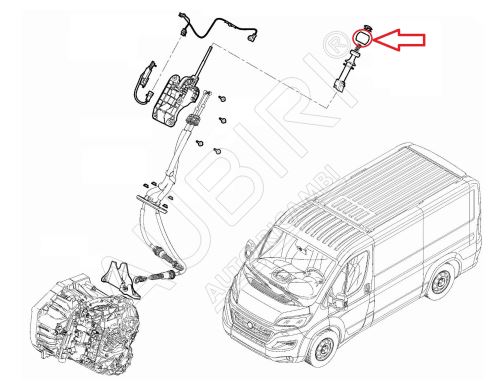 Hlavice řadící páky Fiat Ducato od 2021 2,2D