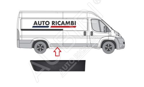 Ochranná lišta Fiat Ducato od 2006 pravá, před zadní kolo, 80cm