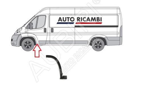 Ochranná lišta Fiat Ducato od 2006 levá, lem blatníku