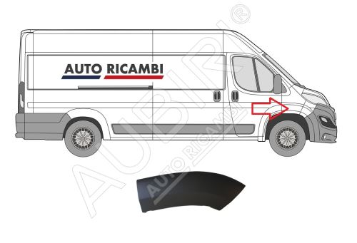 Ochranná lišta Fiat Ducato od 2014 pravá, lem blatníku