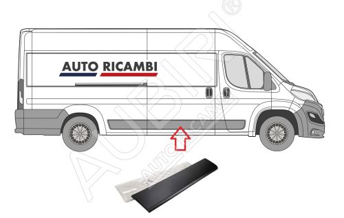 Ochranná lišta Fiat Ducato od 2014 pravá na posuvné dveře