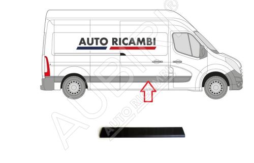 Ochranná lišta Renault Master od 2010 pravá, posuvné dveře