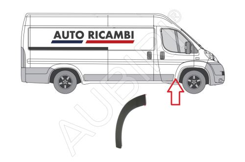 Ochranná lišta Fiat Ducato od 2006 pravá, lem dveří