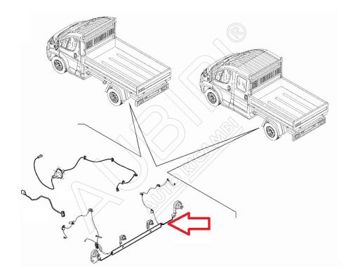 Kabelový svazek zadních světel Fiat Ducato, Jumper, Boxer od 2006 valník