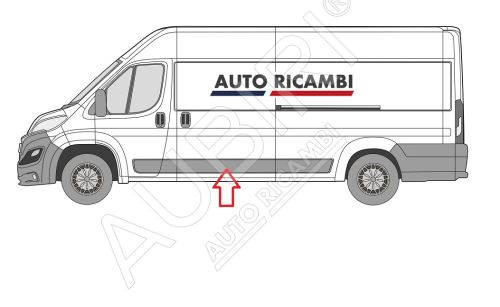 Ochranná lišta Fiat Ducato od 2014 levá uprostřed