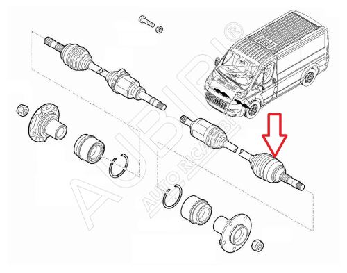 Poloos Fiat Ducato od 2021 2,2D levá - M40