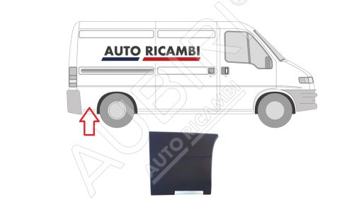 Ochranná lišta Fiat Ducato 2002-2006 pravá, za zadní kolo