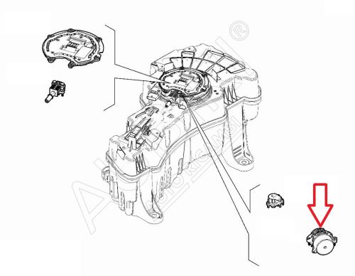 ADBlue čerpadlo Fiat Doblo 2015-2022 1,3/1,6D