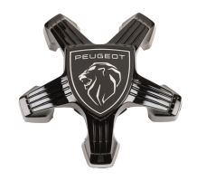 Krytka kola Peugeot středová pro alu disky, černá