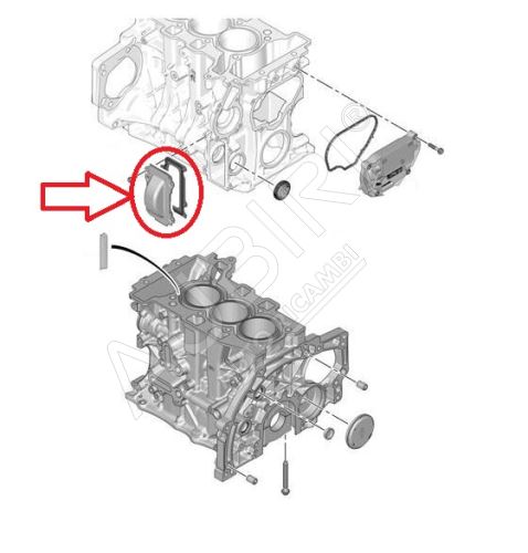 Kryt rozvodového řemene Citroën Berlingo, Partner od 2018 1,2i PureTech