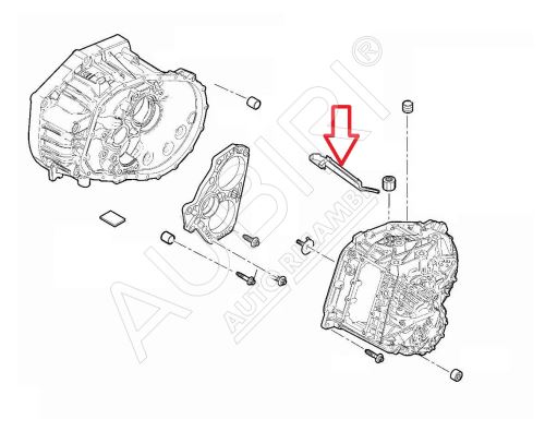 Mazací lišta převodovky Fiat Ducato od 2021 2,2D, Doblo 2010-2022