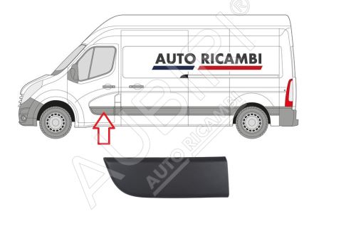 Ochranná lišta Renault Master od 2010 levá, přední dveře