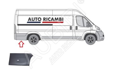 Ochranná lišta Fiat Ducato od 2006 pravá, za zadní kolo - extra délka