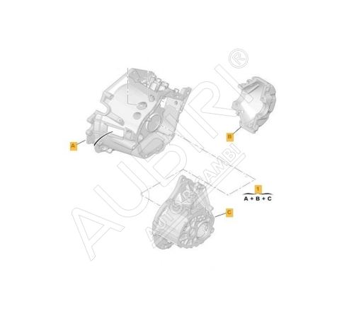 Obal převodovky Citroën Berlingo, Peugeot Partner od 2008 - BE4R, 17x73