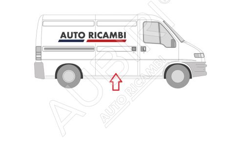 Ochranná lišta Fiat Ducato 2002-2006 pravá posuvné dveře