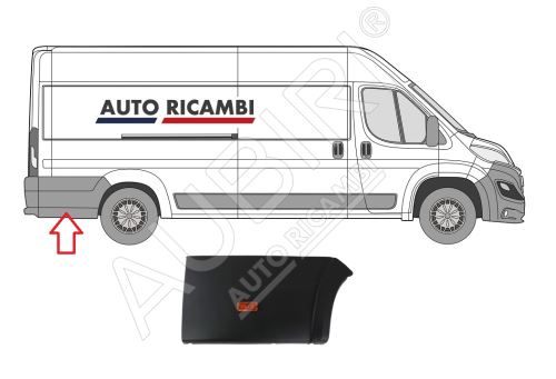 Ochranná lišta Fiat Ducato od 2014 pravá, za zadní kolo široká