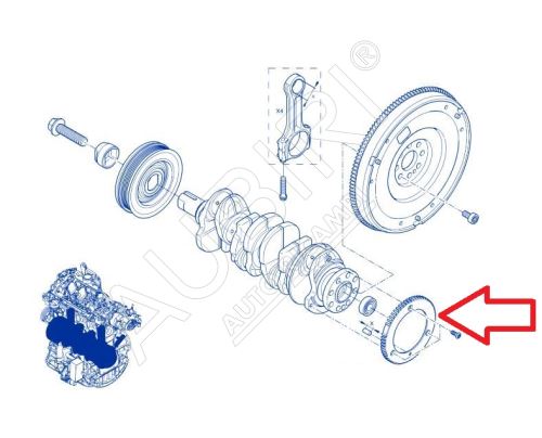 Pulsní kolo klikového hřídele Renault Trafic od 2019, Talento 2019-2021 2,0D