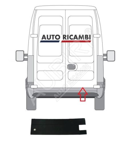 Ochranná lišta Iveco Daily 2006-2011 zadní, pravé dveře