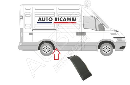 Ochranná lišta Iveco Daily 2000-2006 pravá, za posuvné dveře