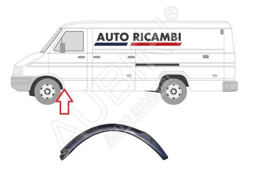 Ochranná lišta Iveco TurboDaily 1990-1995 levá, lem blatníku