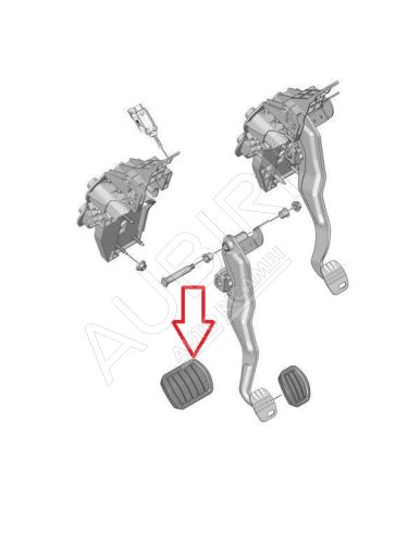 Guma brzdového pedálu Citroën Berlingo, Partner od 2018