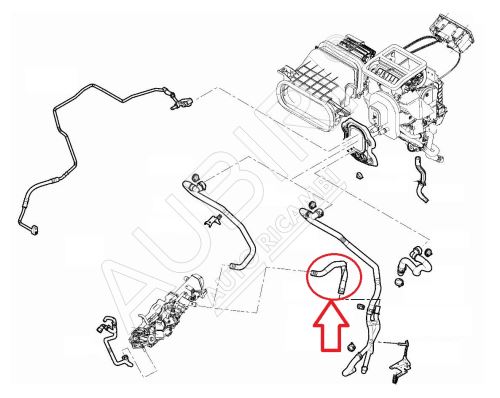 Hadice topení Fiat Ducato od 2021 2,2D