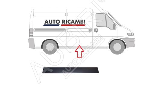 Ochranná lišta Fiat Ducato 2002-2006 pravá, posuvné dveře, 136 cm