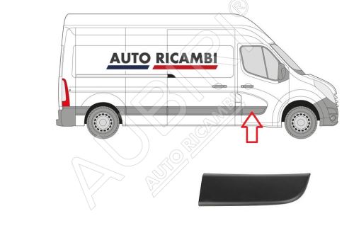 Ochranná lišta Renault Master od 2010 pravá, přední dveře