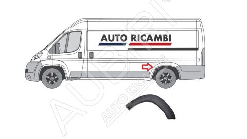 Ochranná lišta Fiat Ducato od 2006 levá, lem blatníku