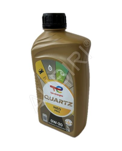 Motorový olej Total QUARTZ INEO PRO 0W30 - 1L