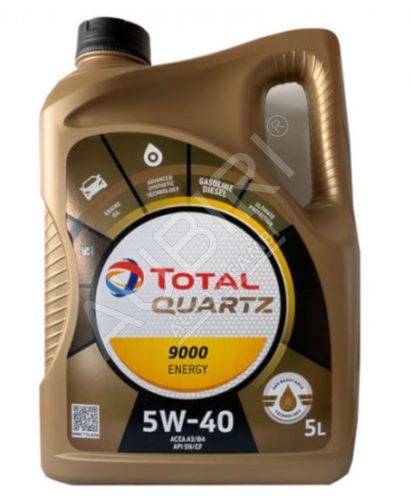 Olej motorový Total Quartz 9000 ENERGY 5W40 5L * cena za balení *