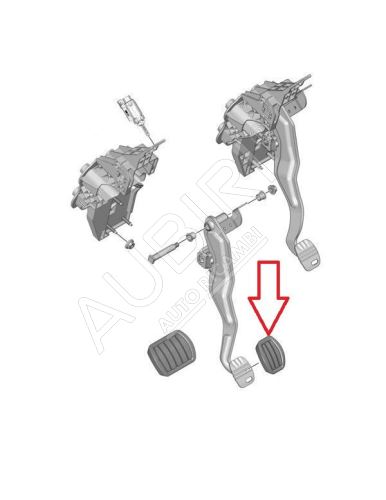 Guma brzdového pedálu Citroën Berlingo, Partner od 2018