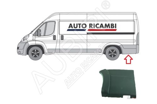 Ochranná lišta Fiat Ducato od 2006 levá, za zadní kolo - Maxi