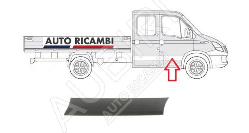 Ochranná lišta Iveco Daily 2006-2014 pravá, přední dveře - dvojkabina